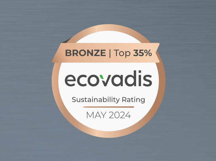 EcoVadis sustainability rating 2024: BRONZE for Allgaier Process Technology